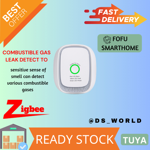 HEIMAN Zigbee Tuya combustible gas sensor natural GAS Leakage lpg leak