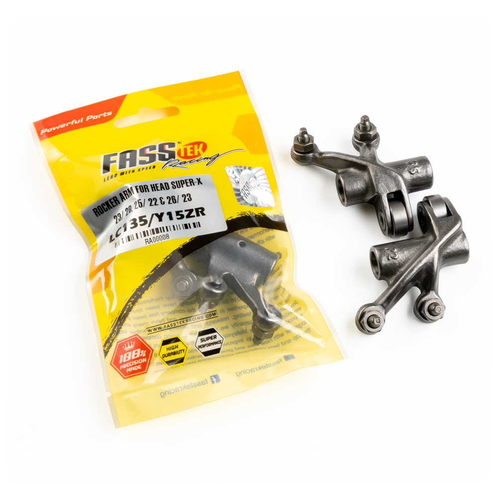 100 ORIGINAL FASSTek Racing SUPERHEAD SUPER X ROCKER ARM 26 23 25 22 23 20 Shopee Malaysia