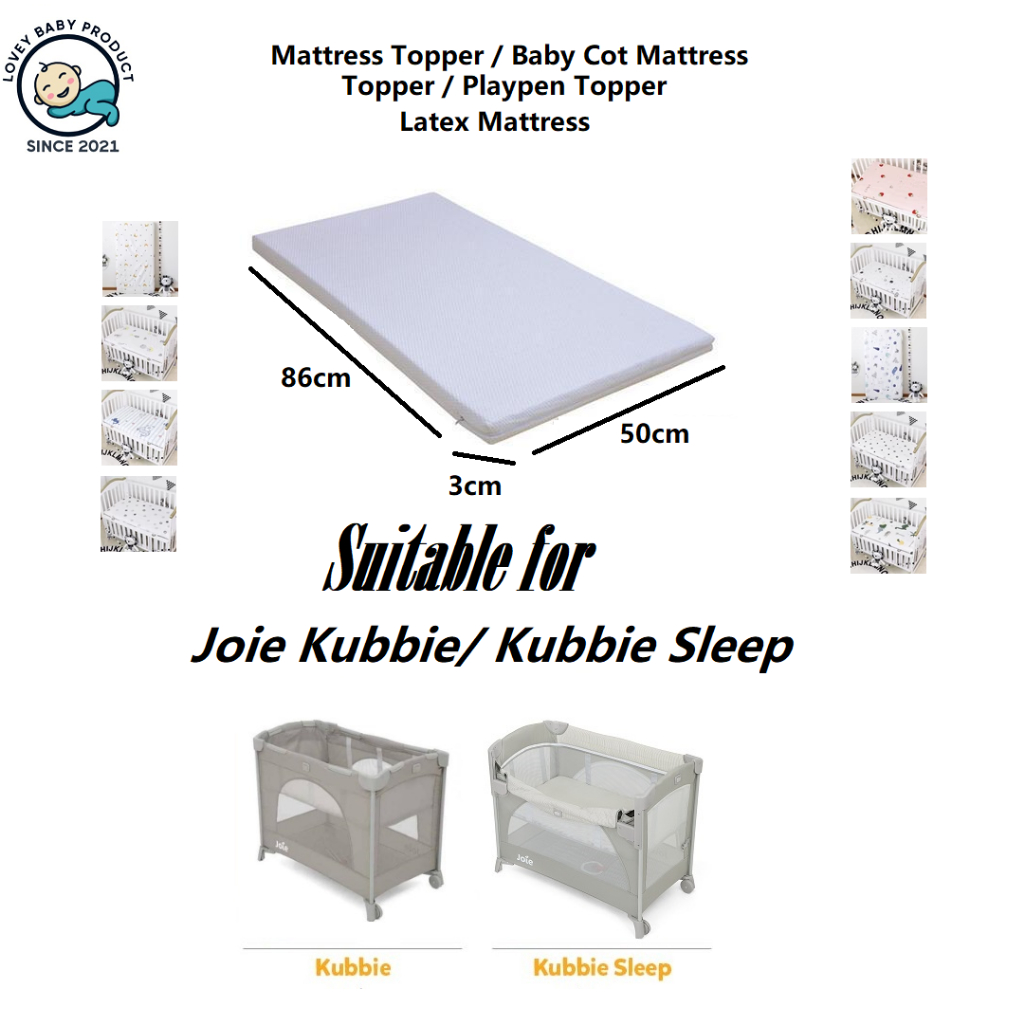 travel cot mattress joie kubbie