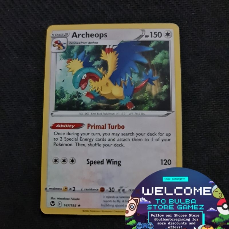 ho oh pokemon card Silver Tempest *SEALED* Holo Promo and mini-deck featuring Archeops, K –  The Game Tree NZ main image 1