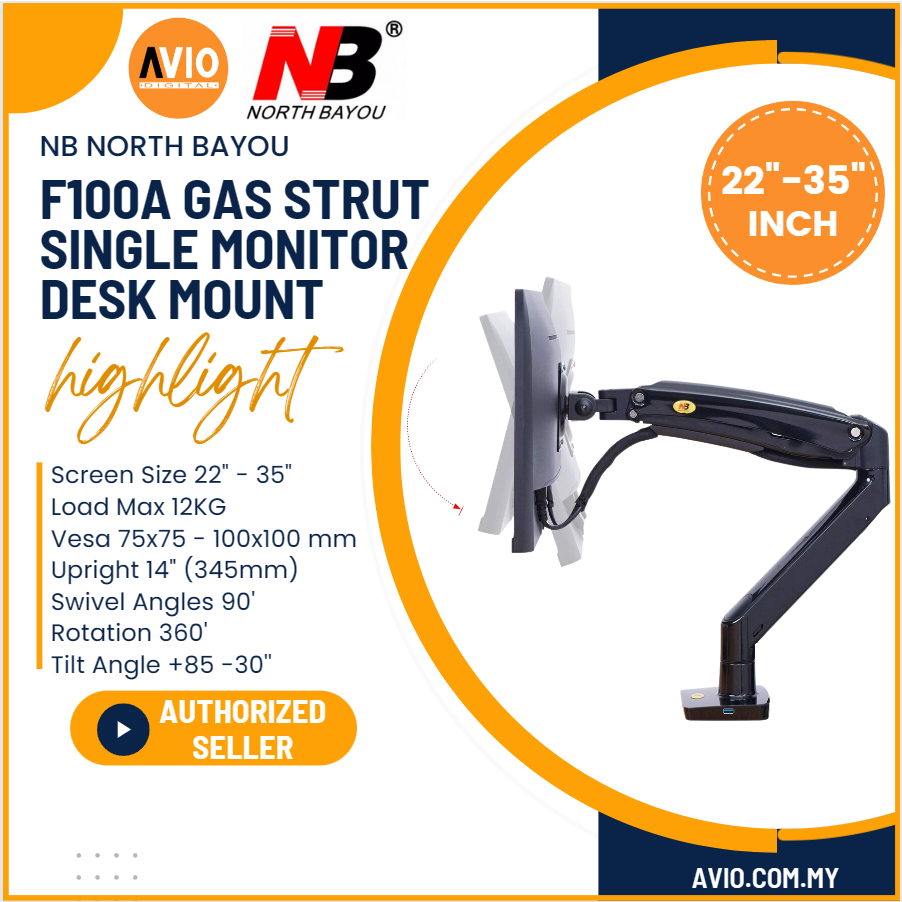 NB North Bayou F100A 22 24 26 27 28 30 32 35 Inch 22" 35" Gas Strut