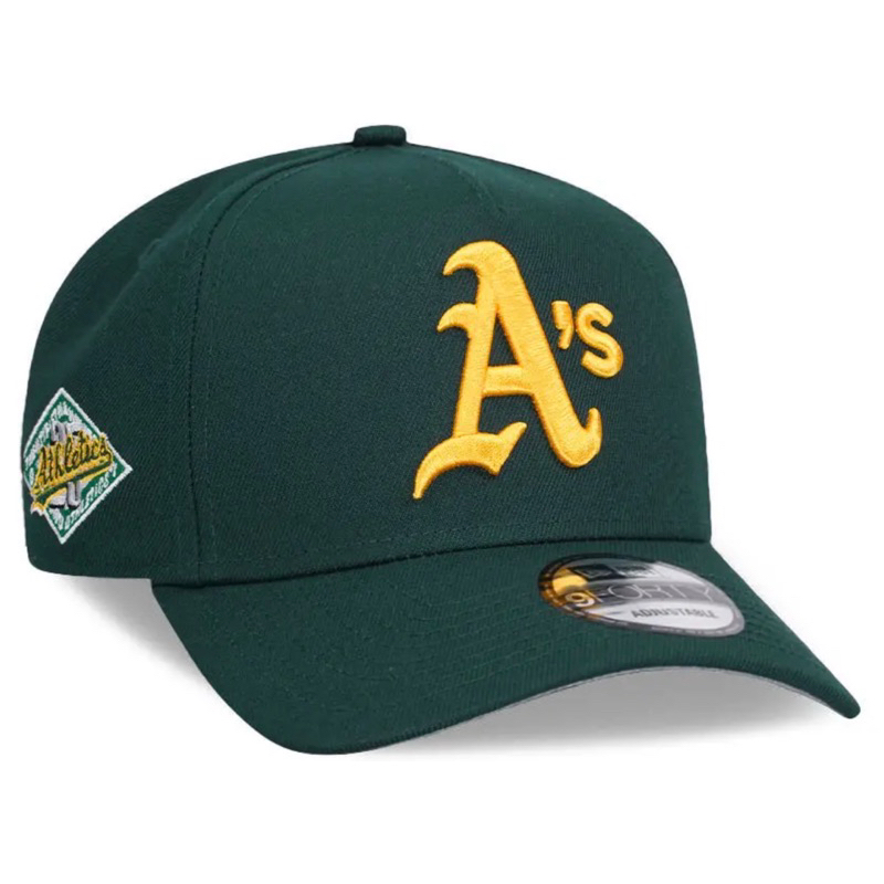 New Era 9FORTY A-Frame Trucker Cap - Berretto Da Pesca Con Toppa Verde Scuro, Taglia Unica Regolabile