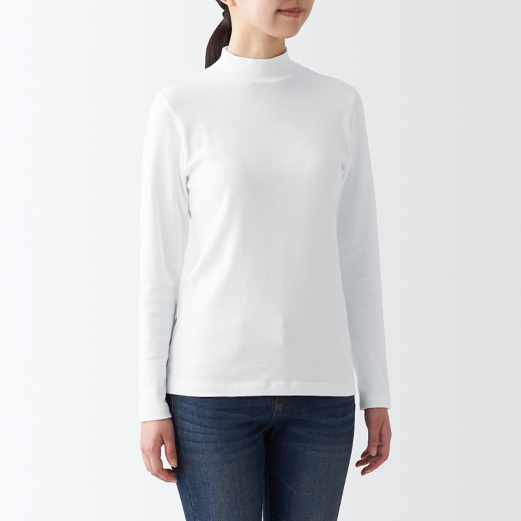 Women's Stretch Ribbed Crew Neck Long Sleeve T-Shirt