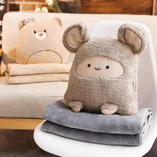 🇲🇾 3 in 1 Hand Pillow, blanket, plush cute creative gift graduation valentines birthday