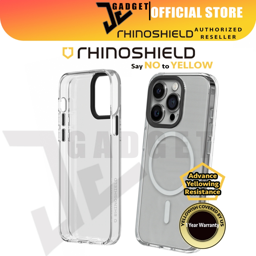 Rhinoshield Clear Case for iPhone 16 Pro Max 15 Pro Max 15 Pro 14 Pro