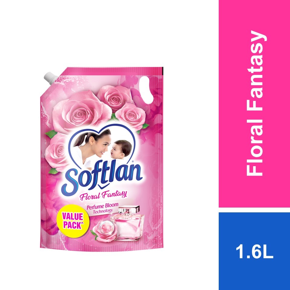 Softlan Fabric Softener Floral Fantasy Refill 1.6L Shopee Malaysia