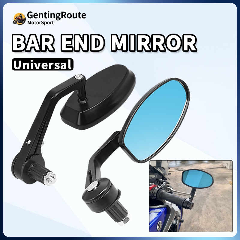 Universal Rear View Mirror 7/8“ 22MM Side Mirrors Cermin Sisi Alloy CNC