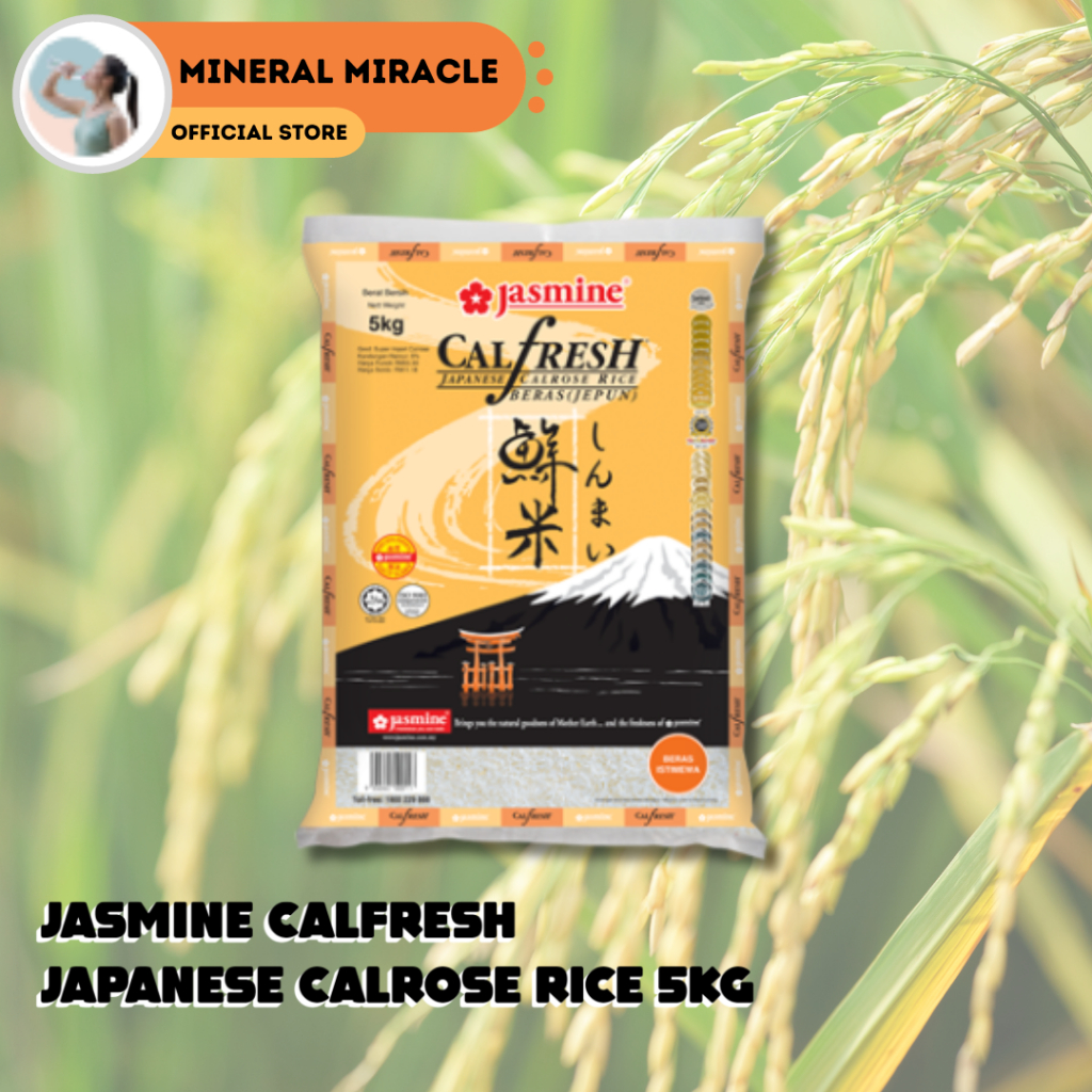 JASMINE CALFRESH JAPANESE CALROSE RICE (BERAS JEPUN) 5KG Shopee Malaysia