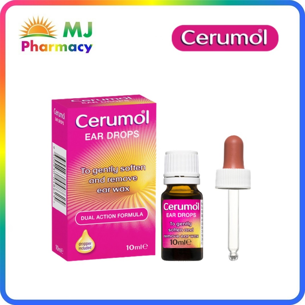 Cerumol Ear Drops Ear Wax Removal / Ear Wax Softner 11ml Shopee