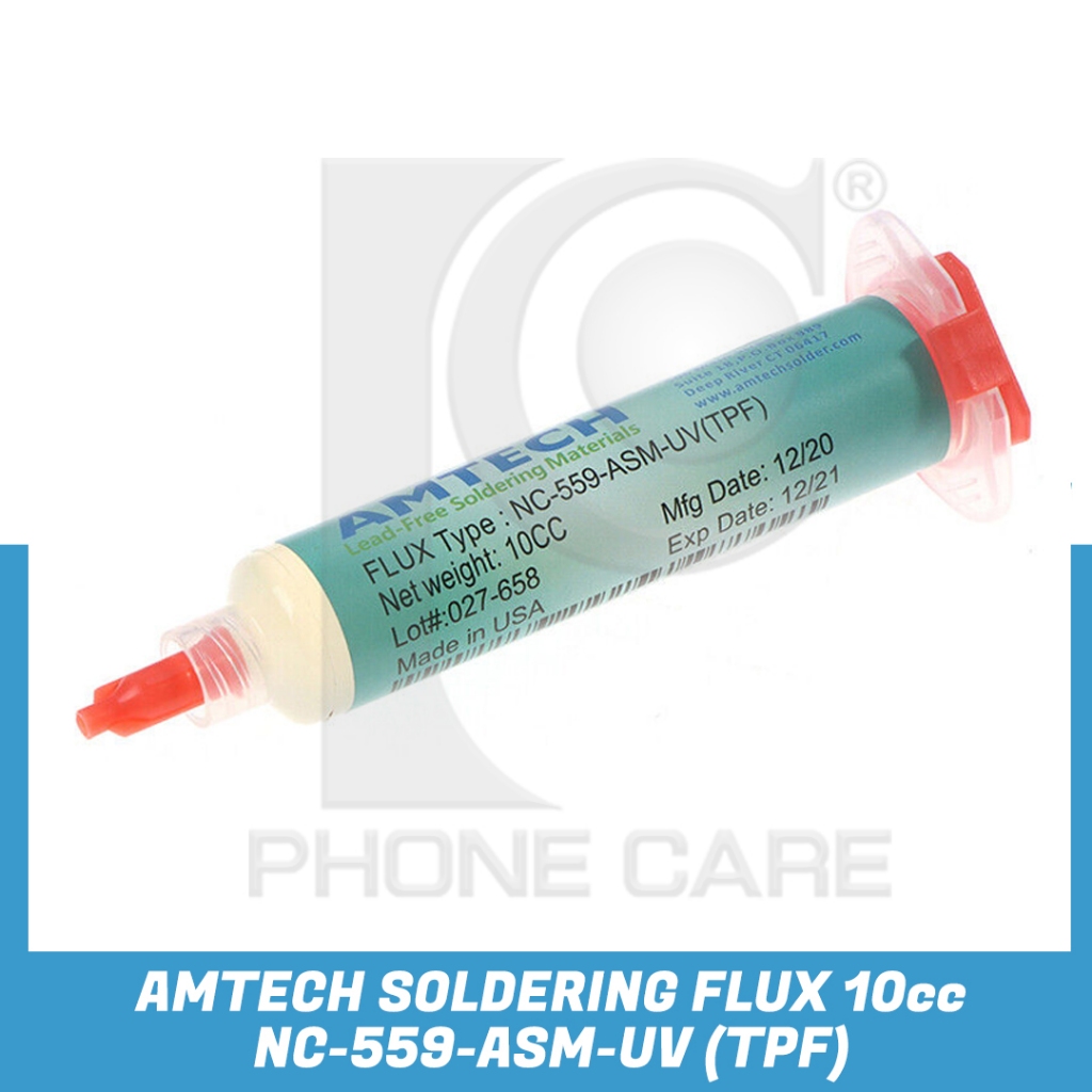 AMTECH SOLDERING FLUX PASTE RMA223UV PCB BOARD NOCLEAN SOLDER FOR