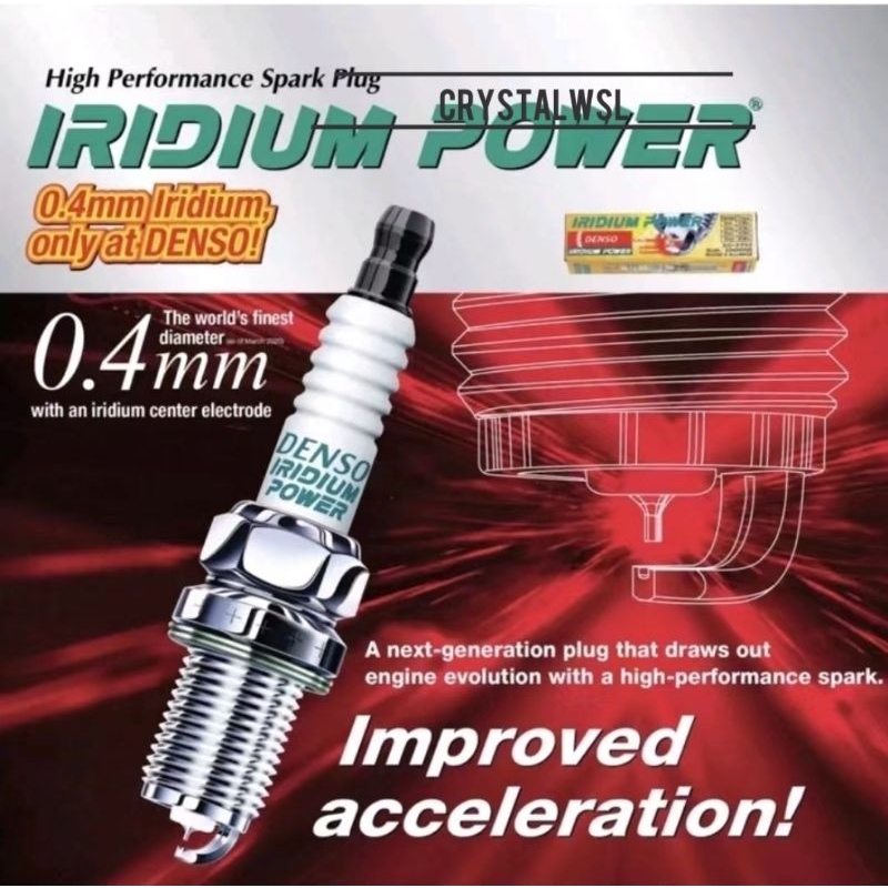 iridium power spark plug(100 original)Made in Japan IXU22 denso