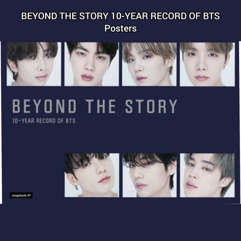 Beyond The Story 10 Year Record Of Bts Posters Shopee Malaysia