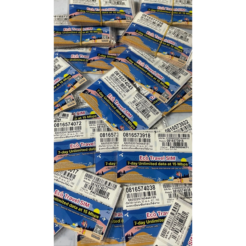Harga Borong🇹🇭 dtac Sim Card Thailand 7hari UnlimitedCall | Shopee Malaysia