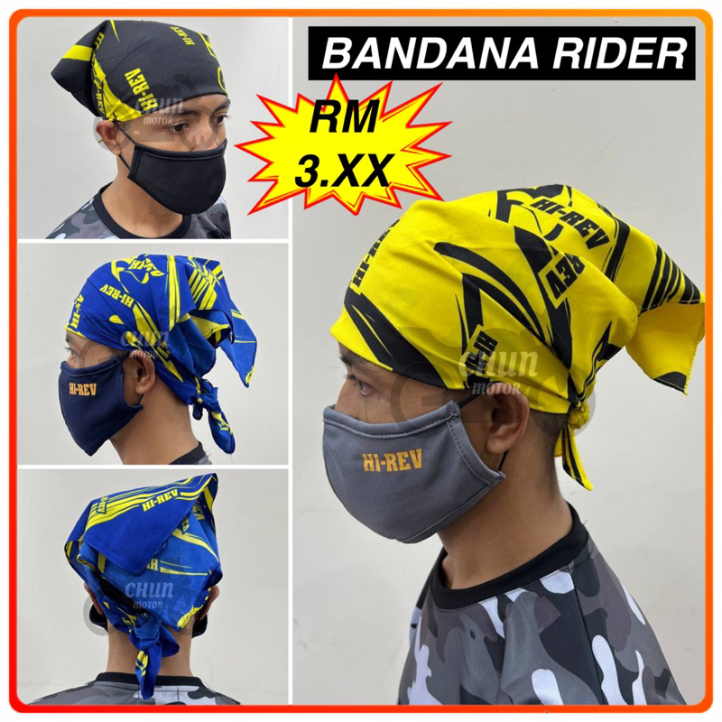 Buff Bandana Rider Rider Scarf Scarf Kepala Cycling Hiking