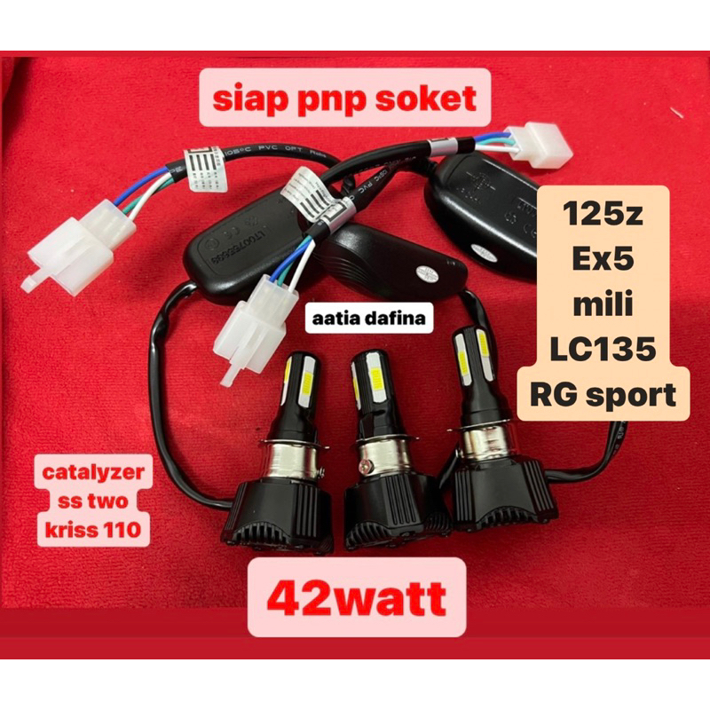 lampu led rtd ada kipas moto yamaha 125z / pnp 125zr / Rxz Milli / Rxz ...