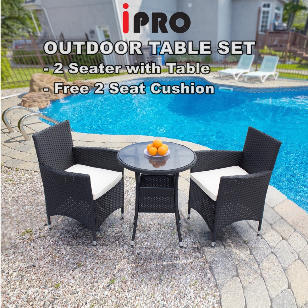 IPRO Outdoor Chair and Table set Balcony Garden Chair and Table Set