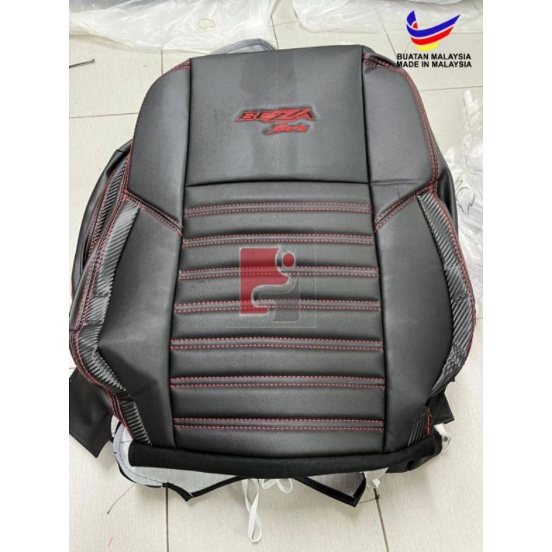 CAR CUSHION COVER OEM FOR PERODUA BEZZA (1.3/1.0) SEMI LEATHER/SUPER ...