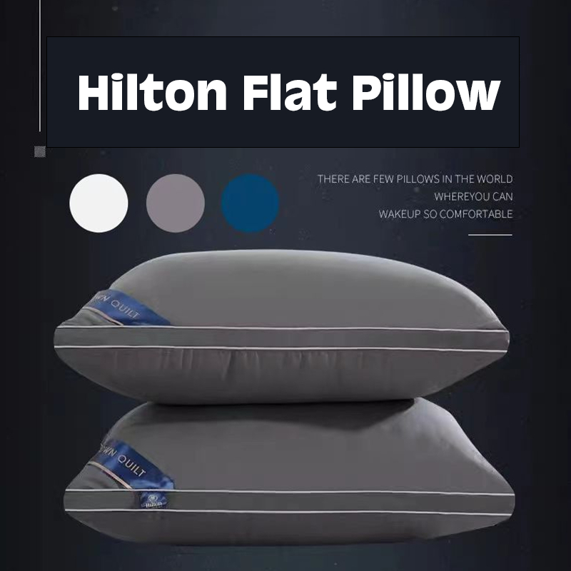 Hilton Pillow down duvet Flat Pillow Shopee Malaysia