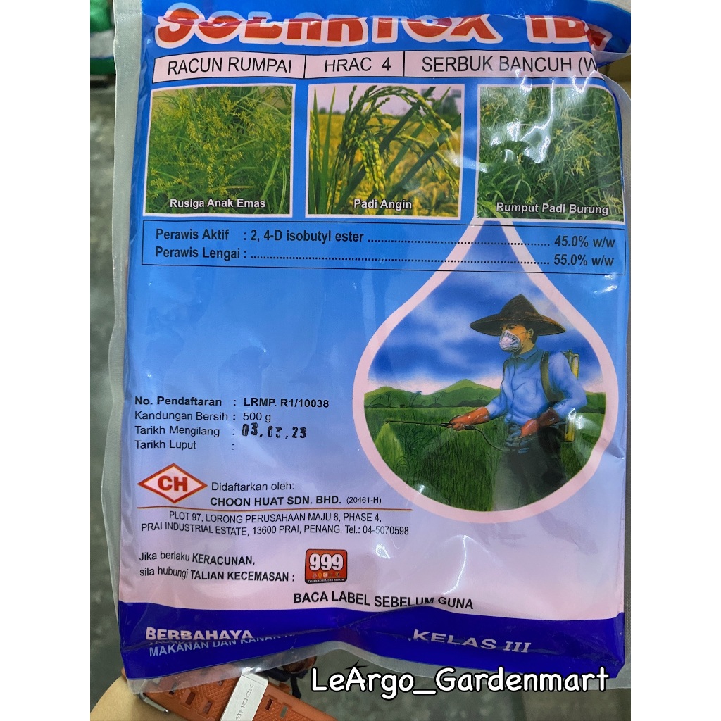 (Rumput) 500G Solartox ibe/Choon Huat/Racun Rumpai/2,4-D isobutyl ester ...