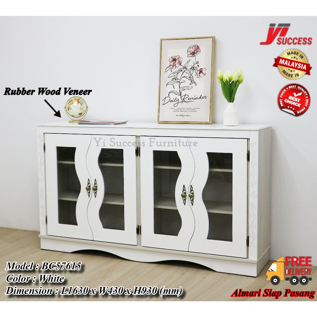 Yi Success Solid Wood Low Display / Hall / Almari
