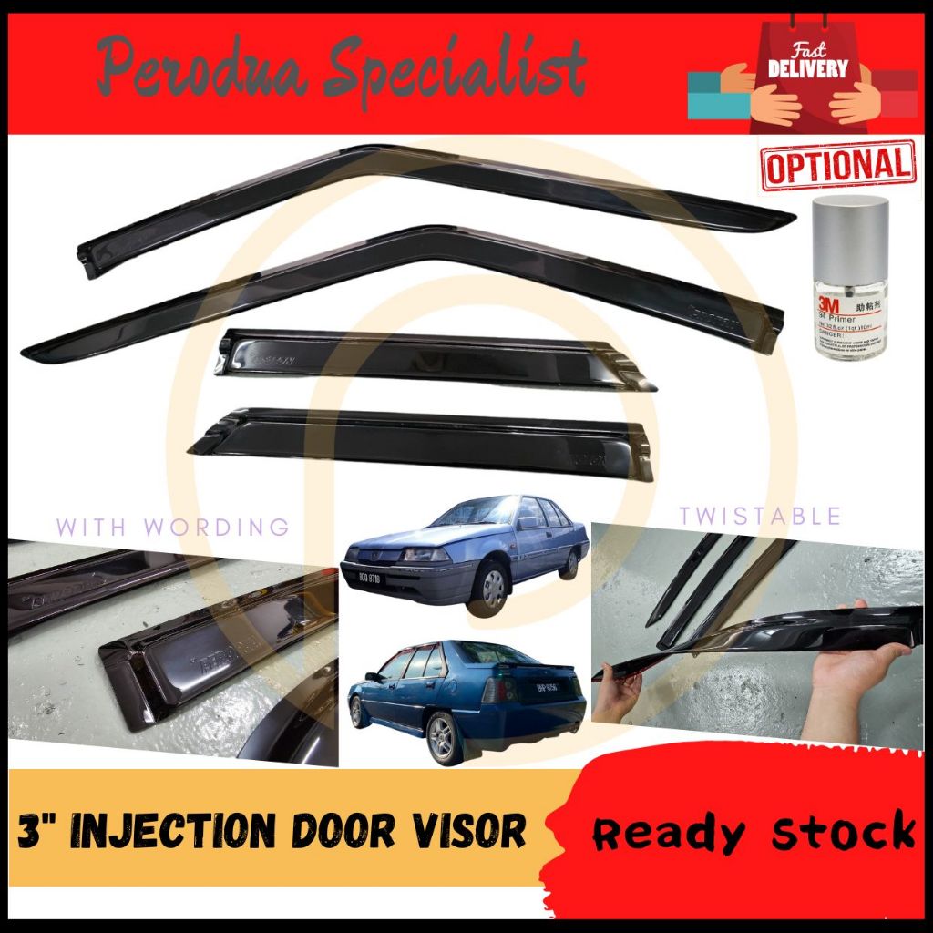 Proton Saga Iswara / Iswara Aeroback 3 Inch Injection Door Visor Window