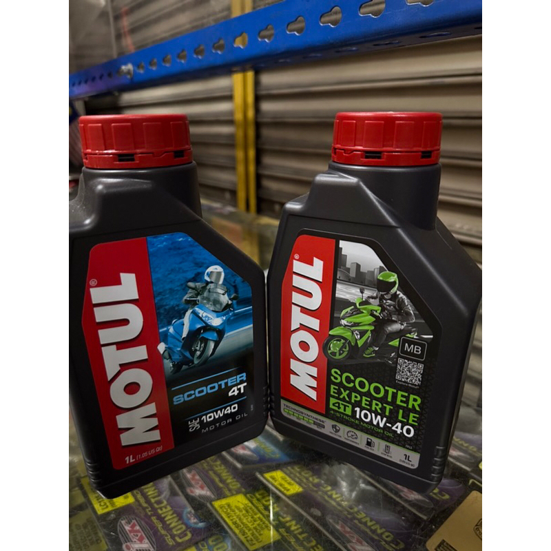 MOTUL 100% ORIGINAL SCOOTER ENGINE OIL MINYAK HITAM 4T 10W-40 | Shopee ...