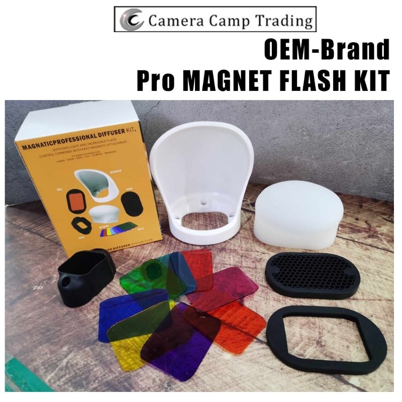 OEM Pro Magnetic Flash Diffuser Kit for Speedlight Godox TT600/TT685II ...