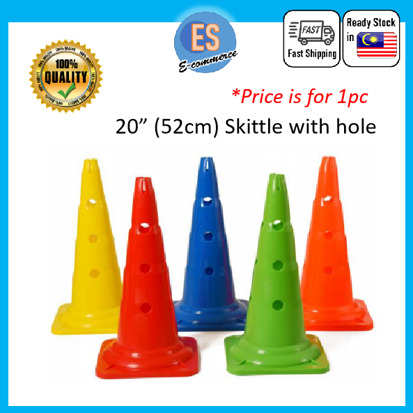 20" Skittle With Hole Sports Cone with Hole (52cm) Shopee Malaysia