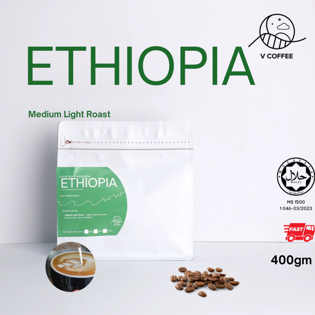 V Coffee Malaysia Ethiopia – specialty coffee beans Malaysia