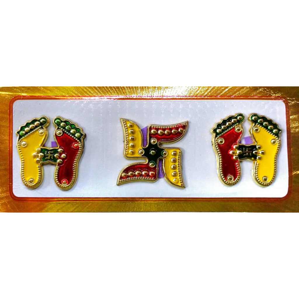 SAI BABA PATHAM AND SWASTIK SET IN ACRYLIC | Shopee Malaysia