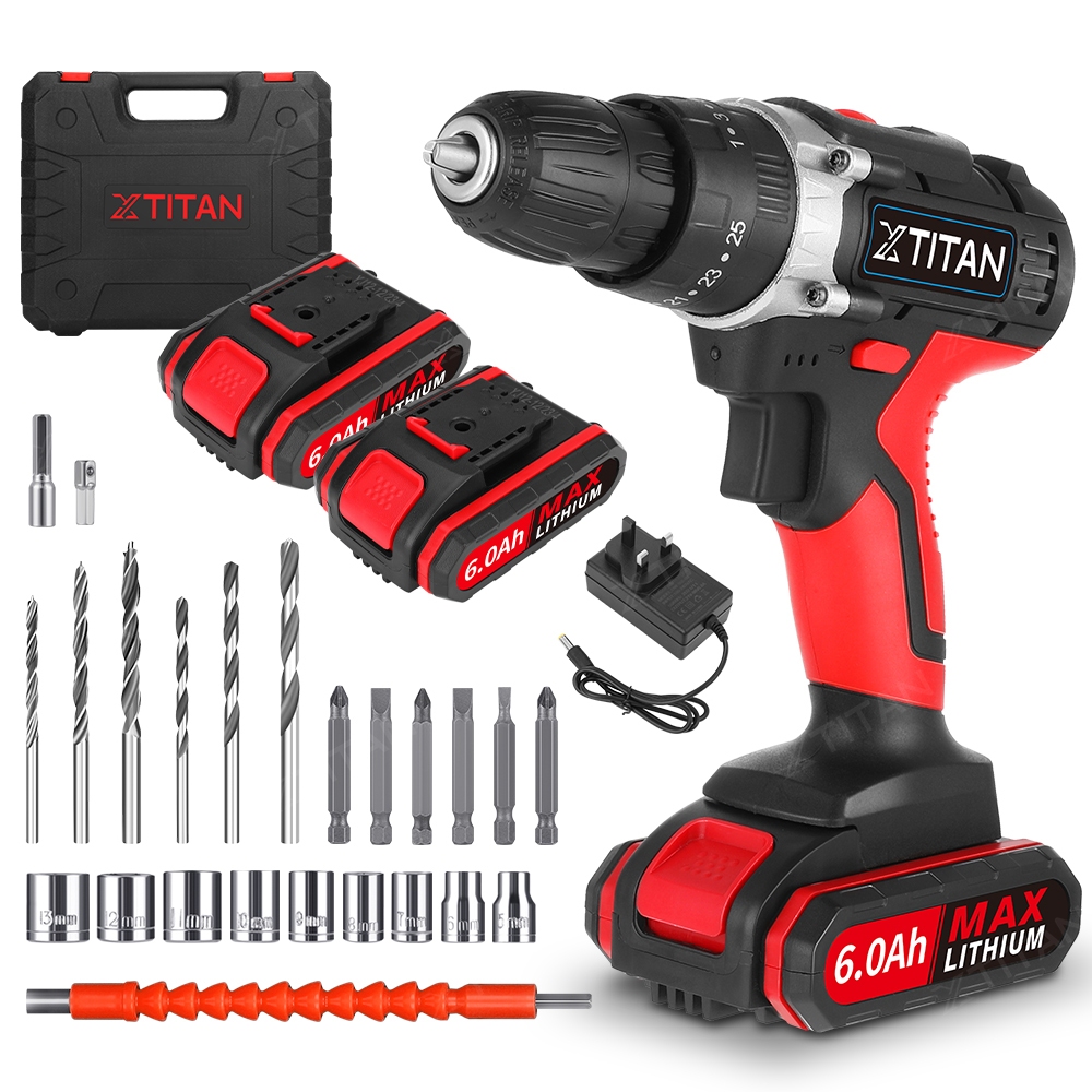 CLC Original X TITAN Impact Drill Wall Drill 188VF Lithium Battery Power Tool Cordless Impact Drill Wrench Screwdriver