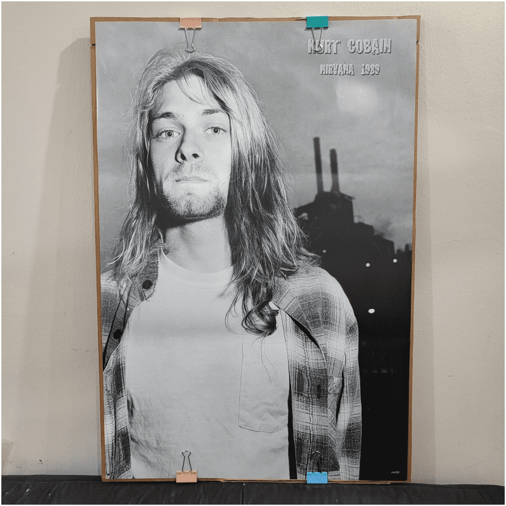Nirvana Kurt Cobain Large Poster Wall Decoration | Shopee Malaysia