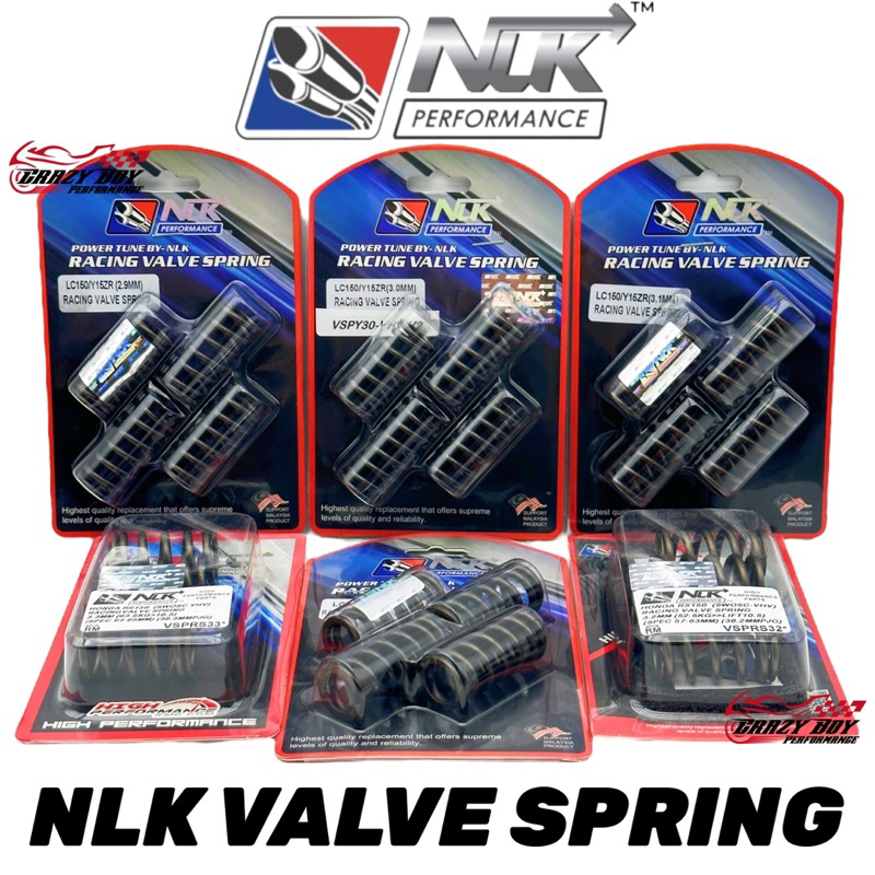 NLK PERFORMANCE RACING VALVE SPRING V2 VHV MATERIAL LC135 Y15ZR RS150 2 ...