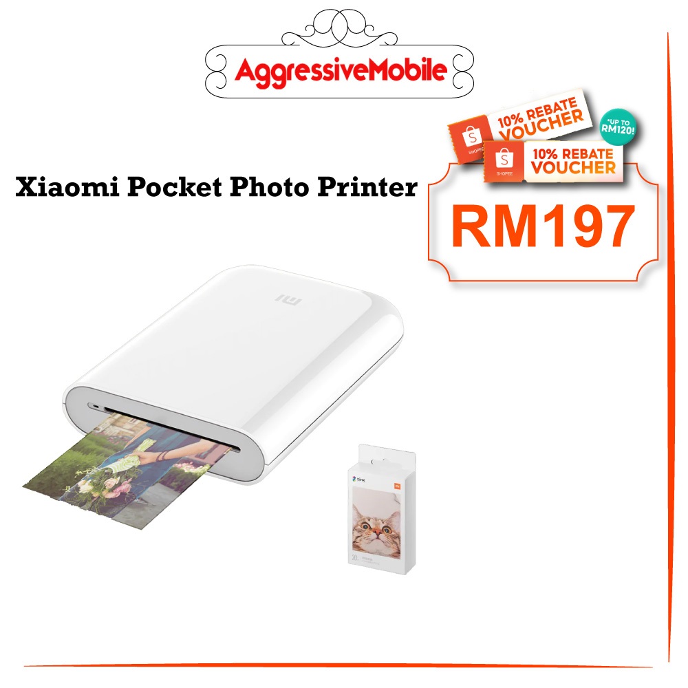 Xiaomi Photo Printer 300dpi Mi Bluetooth Compatible Portable Mini Pocket  Picture Printer For Smartphone Work With Mi Home App