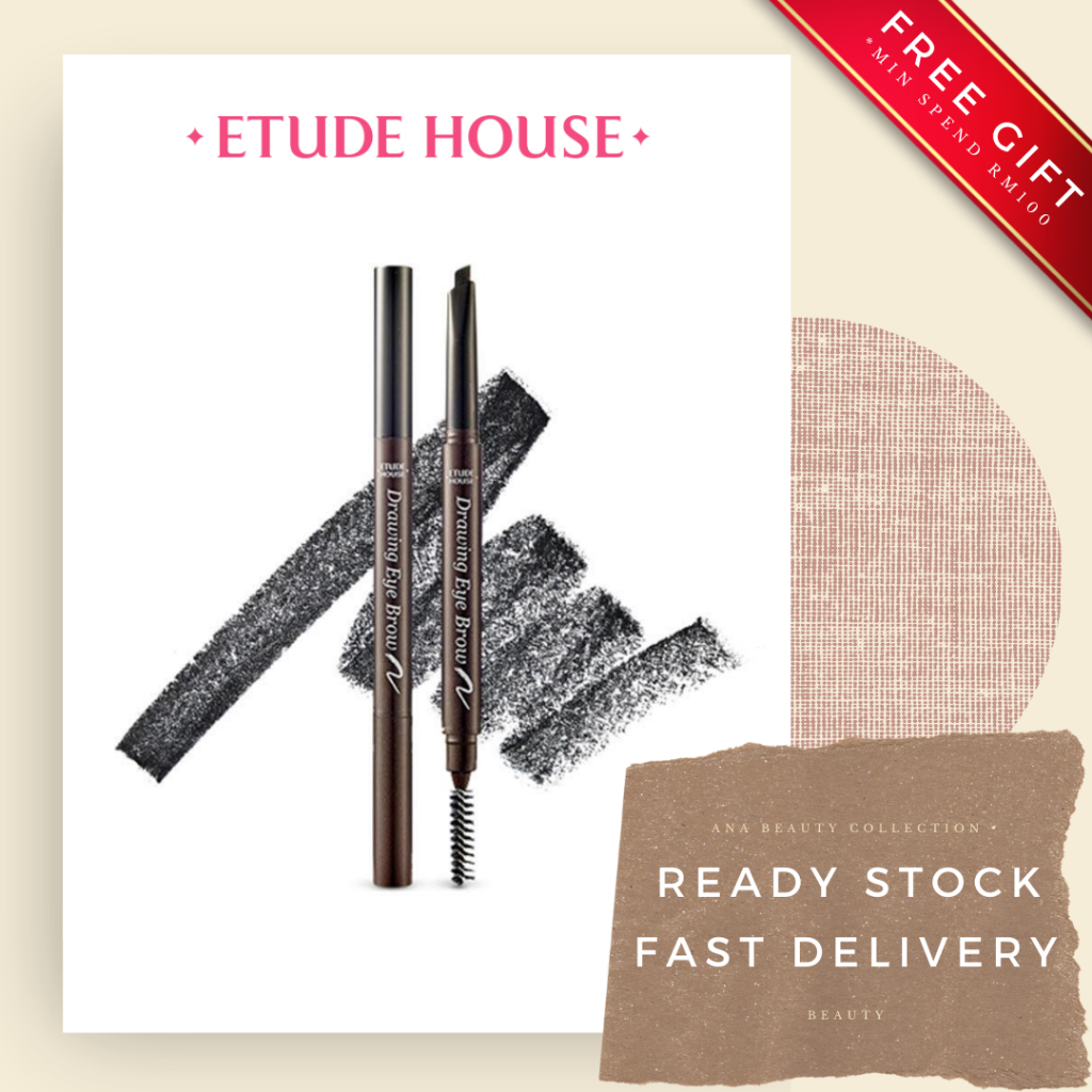 ETUDE HOUSE DRAWING EYEBROW PENCILBROWN3 Shopee Malaysia