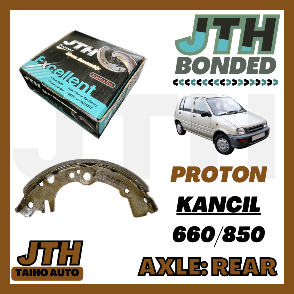 TAIHOAUTO JTH BONDED Brake Shoe Perodua Kancil 660 Perodua Kancil 850