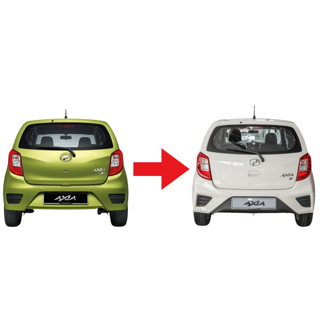 **Fastlink Perodua Axia 2020 G E Spec Av 2019 Gxtra Rear Bumper ...