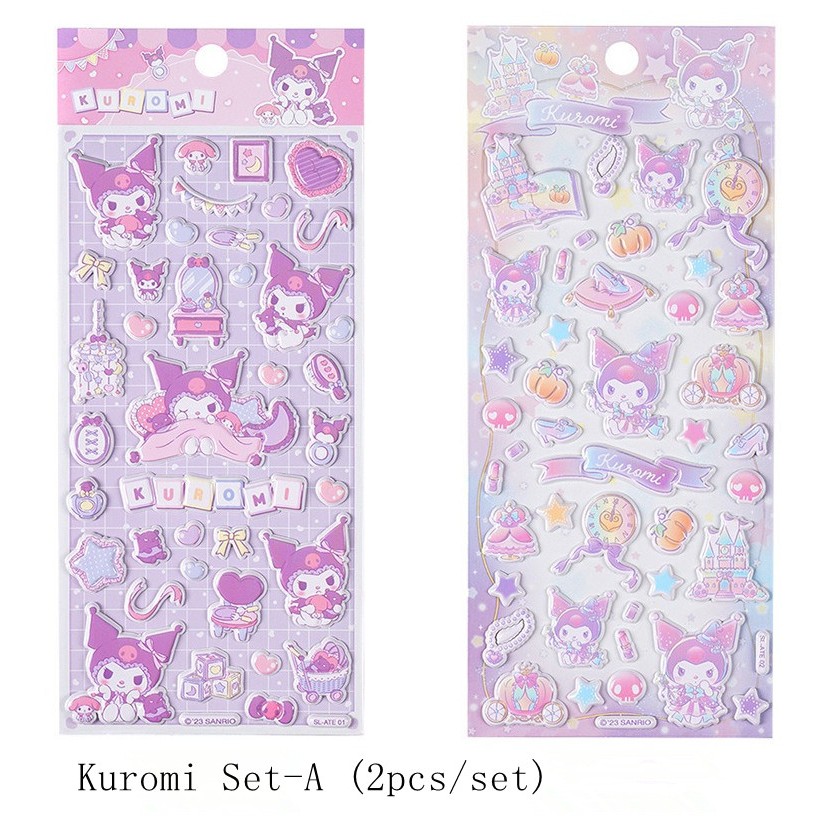 2pcs - 3D Puffy Bubble Stickers, Kids stickers, Cartoon cute Sticker ...