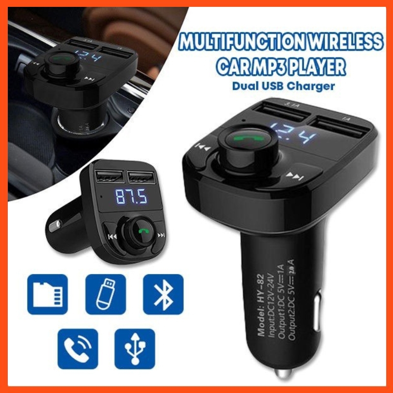 𝗠𝗨𝗟𝗧𝗜𝗙𝗨𝗡𝗖𝗧𝗜𝗢𝗡 Wireless Car MP3 Player Bluetooth Car Radio Kereta ...