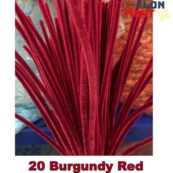 DIY Craft Chenille Stems Soft Felt Strip Rod Braiding Wire Colorful ...