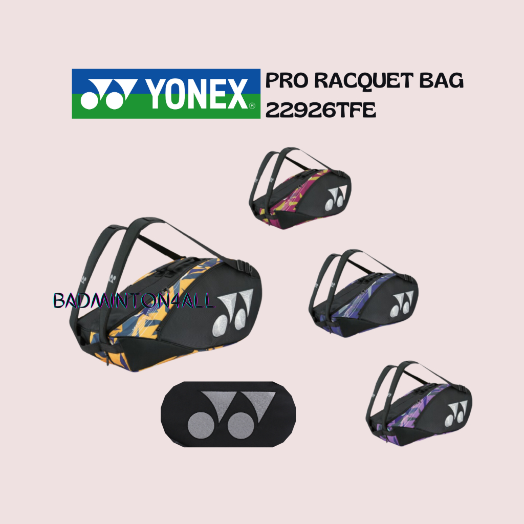 [NEW COLOUR] YONEX PRO RACQUET BAG 22926TFE [2D LOGO] BADMINTON RACKET ...