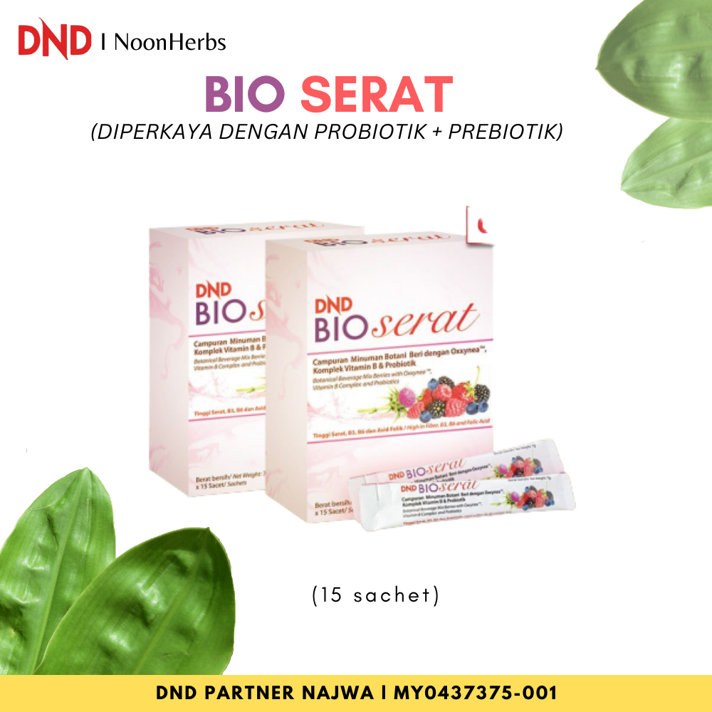 DR NOORDIN DARUS DND BIO SERAT MINUMAN PROBIOTIK & PREBIOTIK | Shopee ...