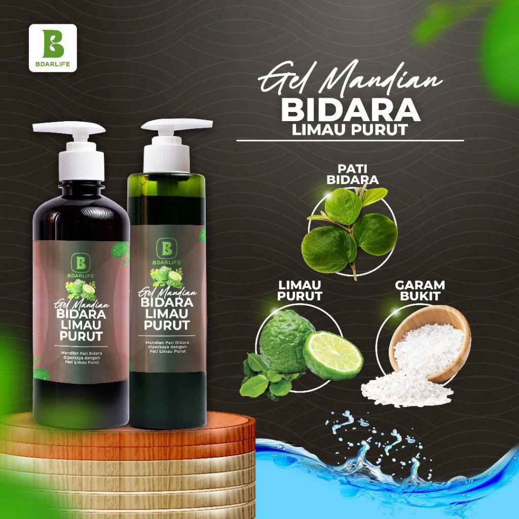 Gel Mandian Bidara Limau Purut Bdarlife 250ml Shopee Malaysia