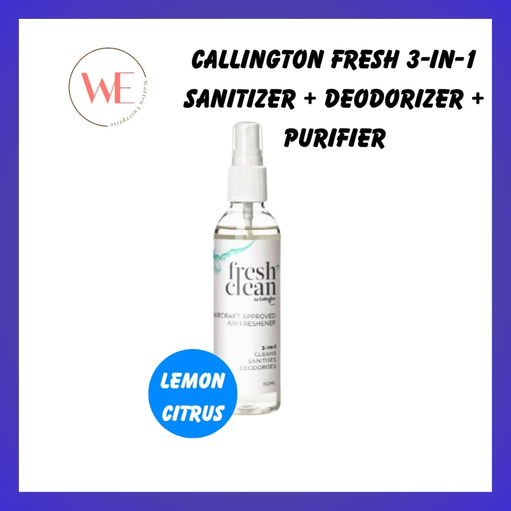 Callington Fresh & Clean Aircraft Air Freshener 3in1 Sanitizer