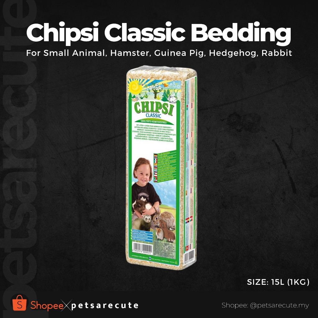 [PETSARECUTE] CHIPSI Classic Bedding Hamster Wood Shaving Bedding