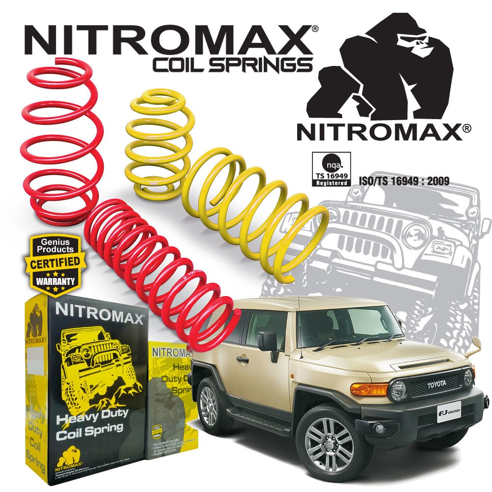 Toyota FJ Cruiser/Prado 120/150 Nitromax Coil Springs Rear | Shopee ...