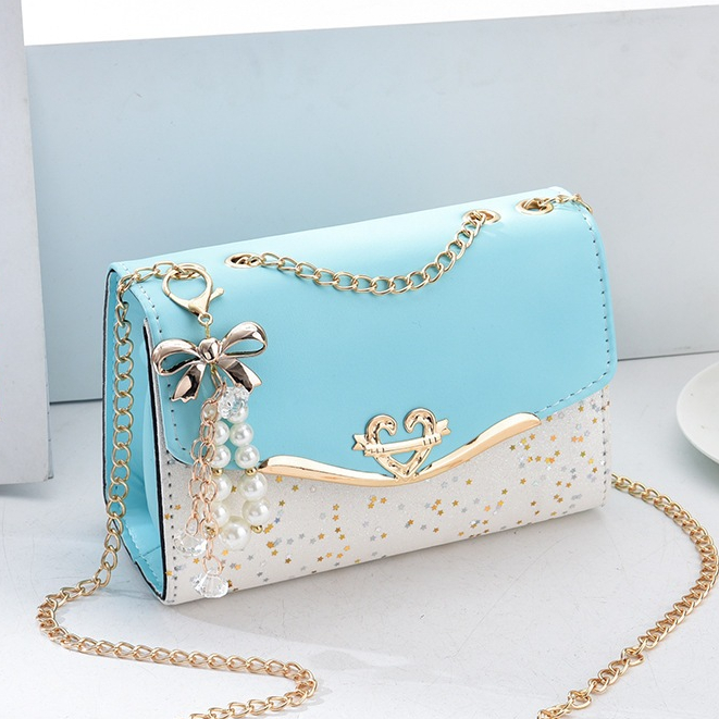 Include KeyChain Women Elegant Sequins Fashion Chain Sling Shoulder Bag Korean Style Ladies Shoulder Bag Shopee Malaysia