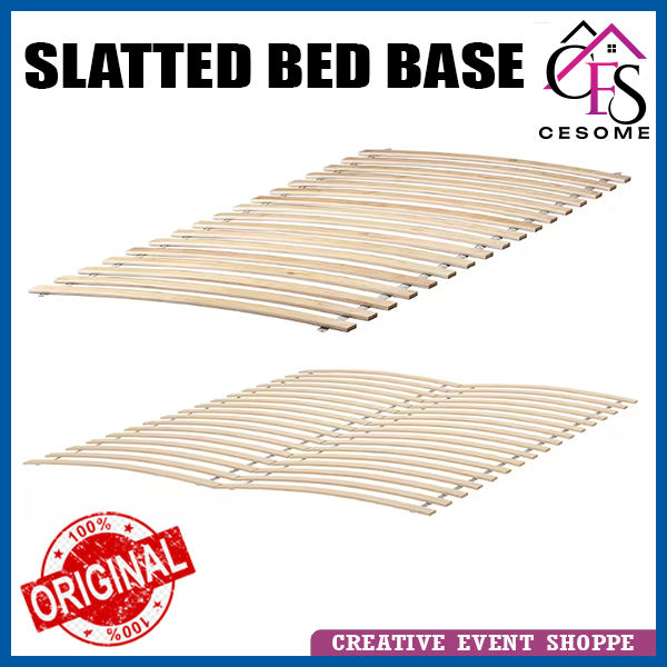IKEA 💯Original ikea luroy Slatted Bed Base Dasar Katil Bed Frame Base