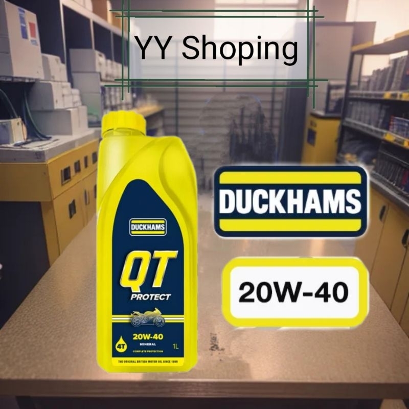 DUCKHAMS QT PROTECT 20W-40 SG/MA2 (1 LITER) - MINERAL 20W40 ENGINE OIL ...