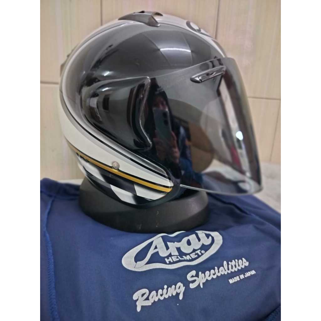 ARAI SZF RETRO HITAM (SIZE L) 100% ORIGINAL | Shopee Malaysia